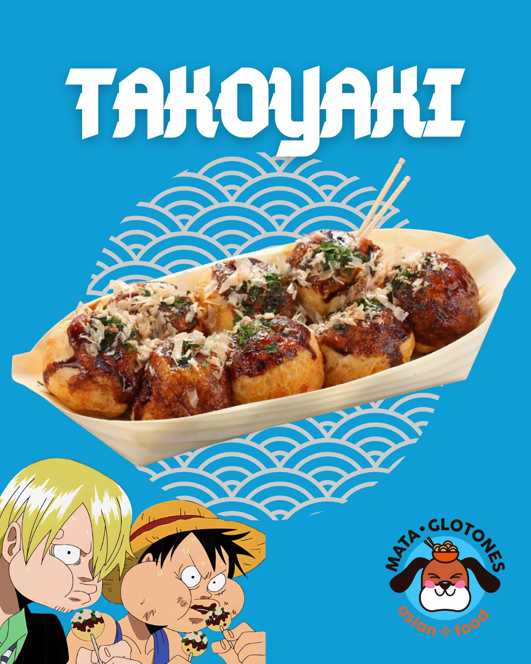 Pieza gráfica Takoyaki